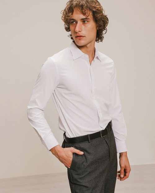 Camisa Fit Slim Blanca